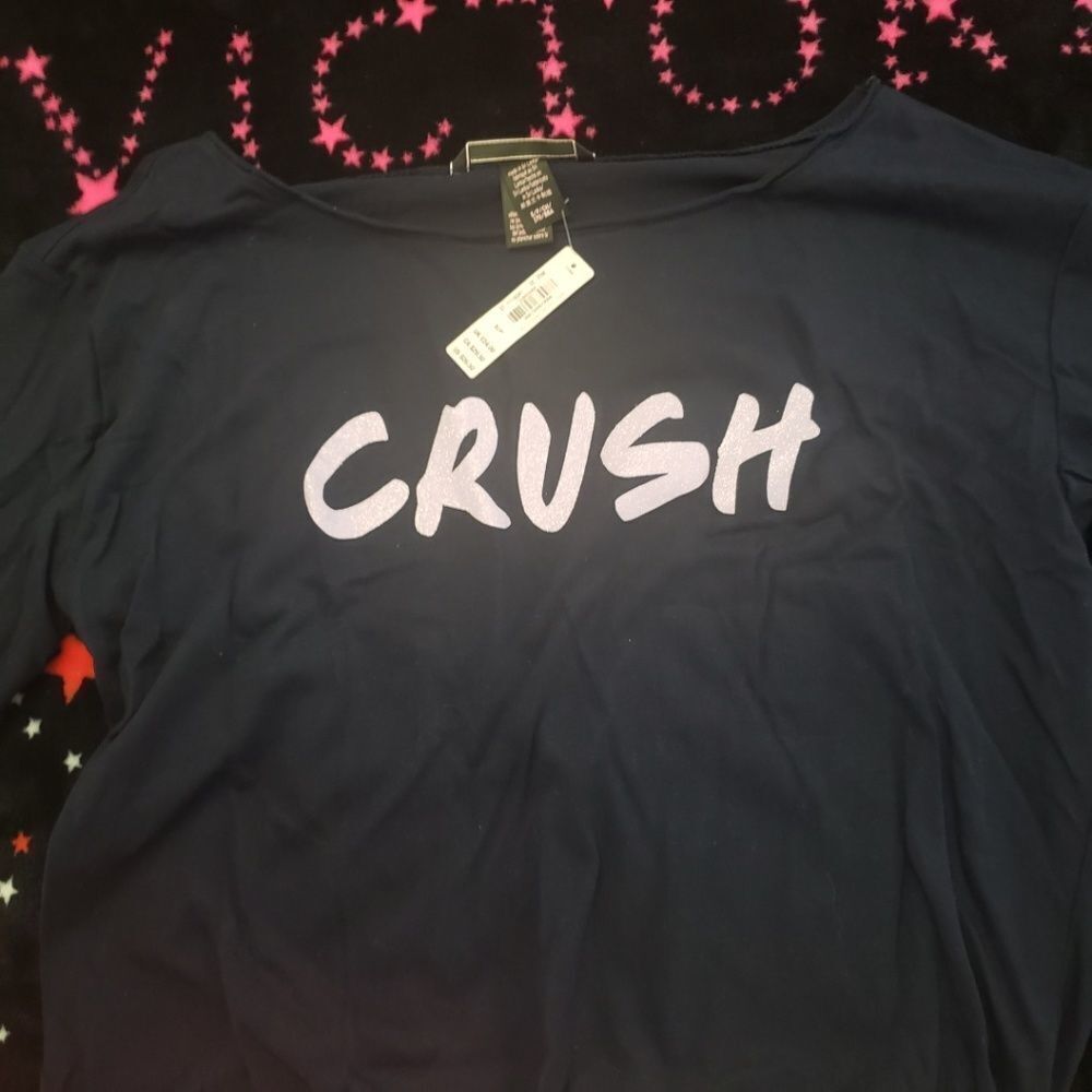 Victoria's Secret Crush Glitter Sleep Top Pajama